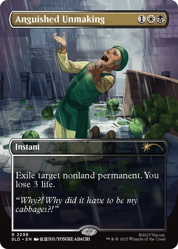 Anguished Unmaking — Secret Lair Drop — Magic: The Gathering