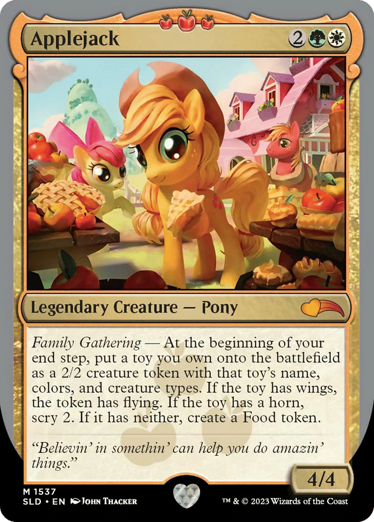 Applejack — Secret Lair Drop — Magic: The Gathering