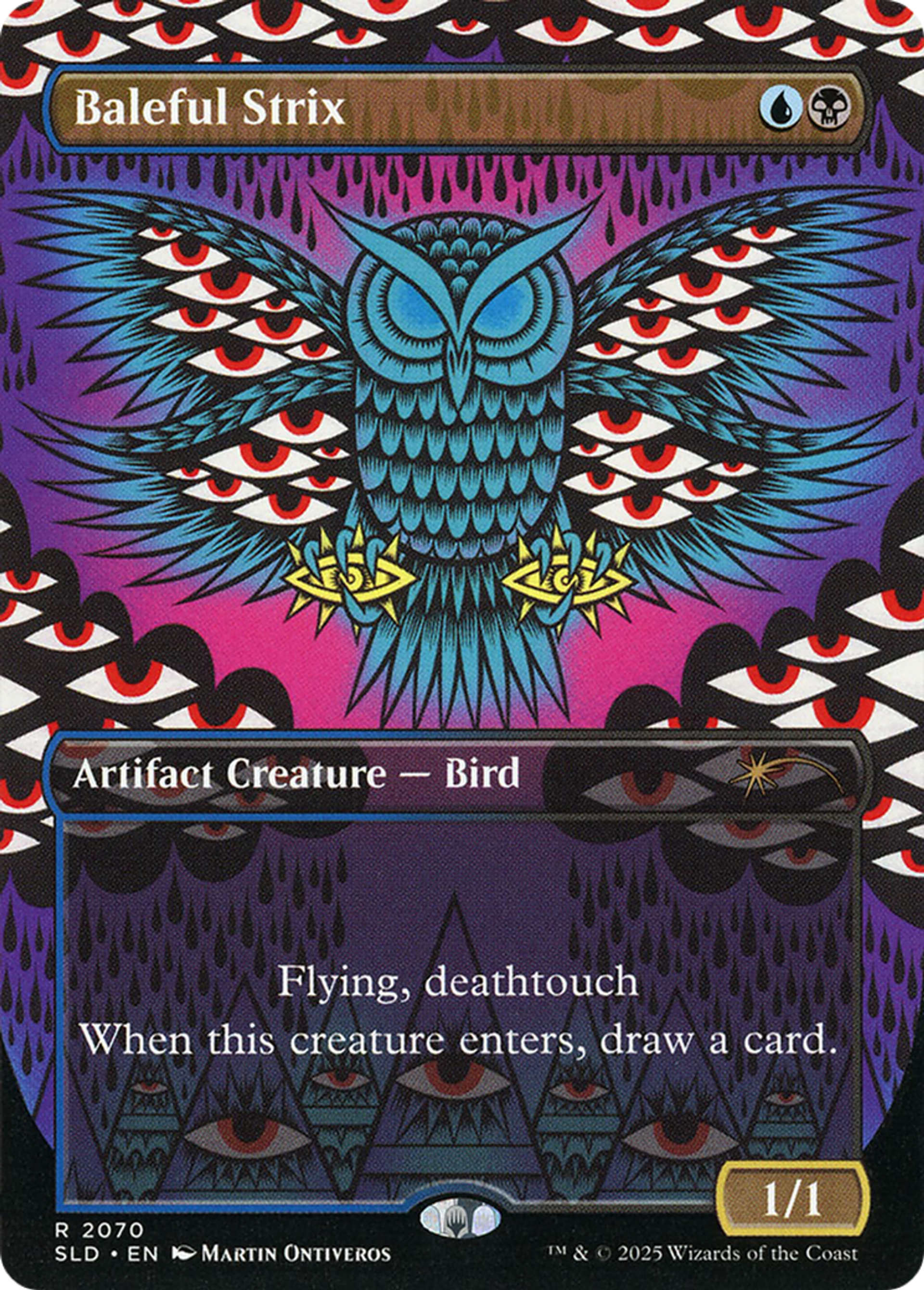 Baleful Strix — Secret Lair Drop — Magic: The Gathering