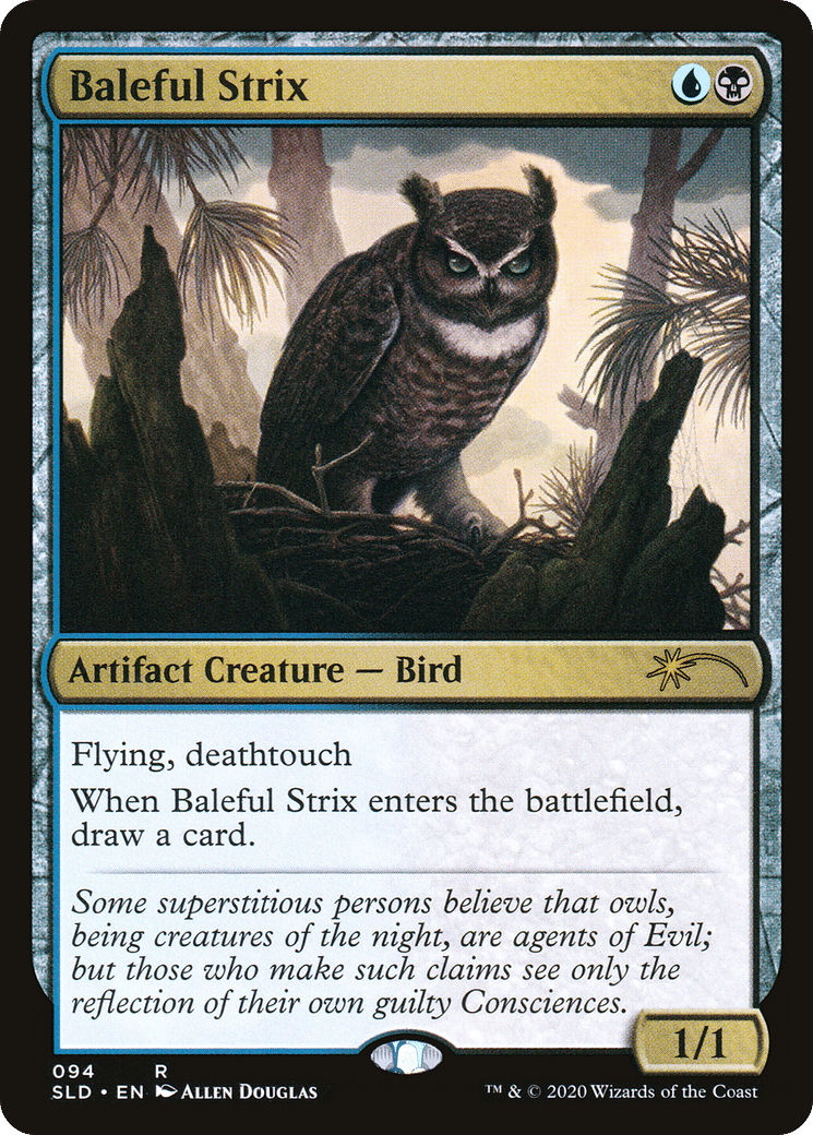 Baleful Strix — Secret Lair Drop — Magic: The Gathering