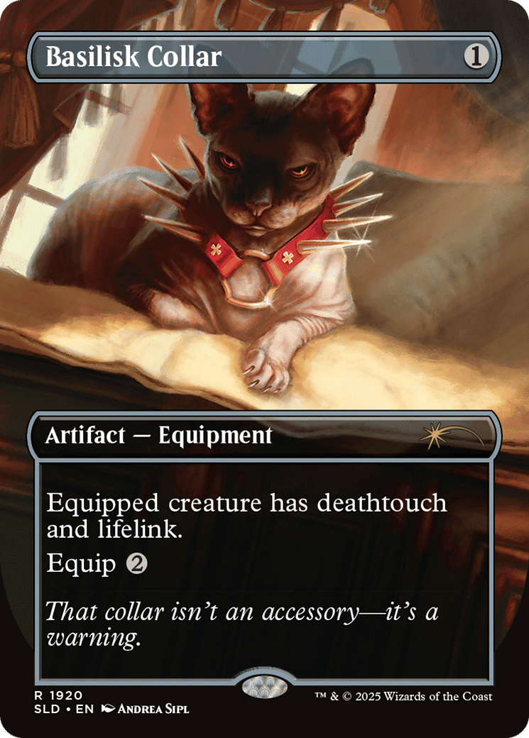 Basilisk Collar — Secret Lair Drop — Magic: The Gathering