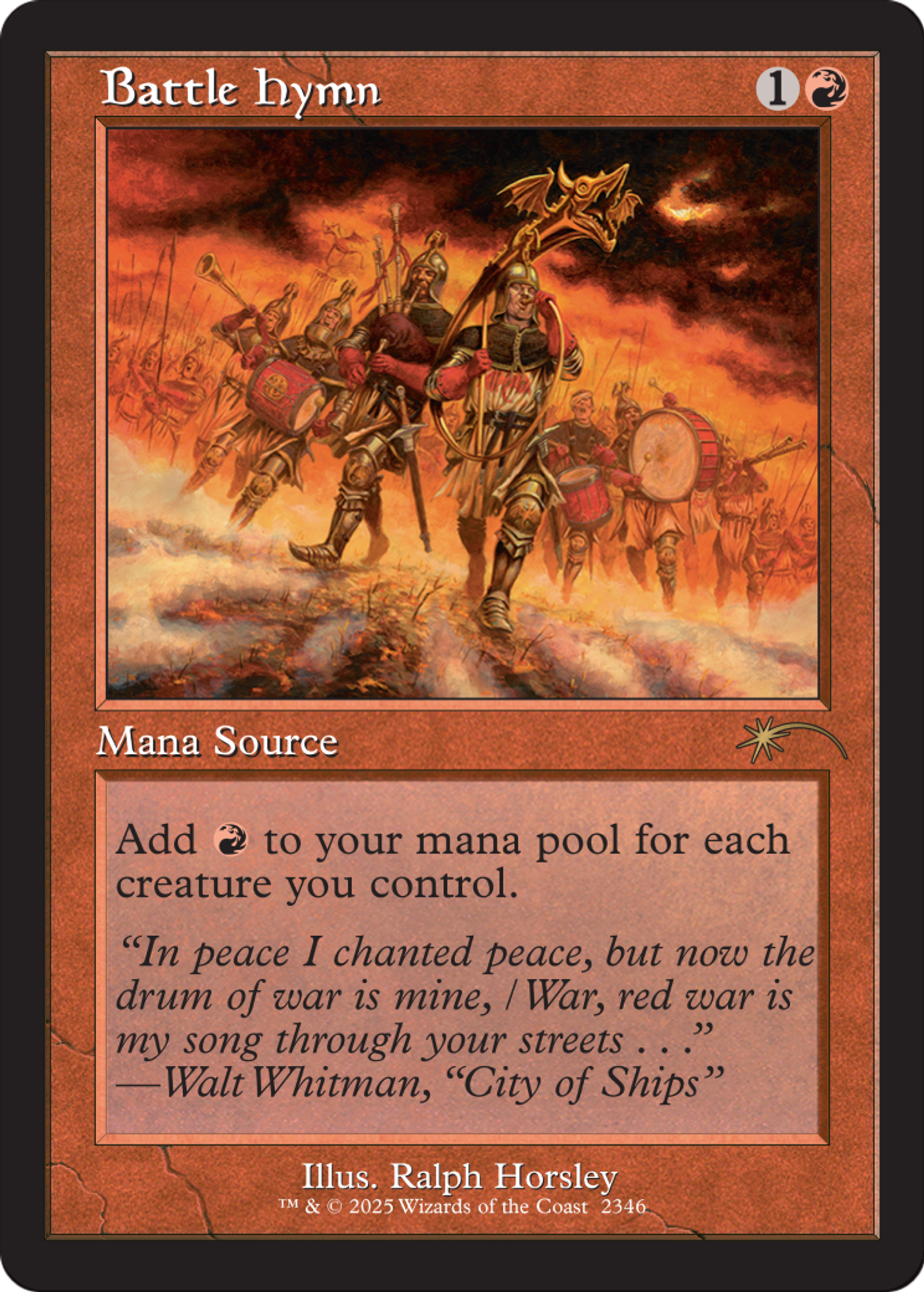 Battle Hymn — Secret Lair Drop — Magic: The Gathering