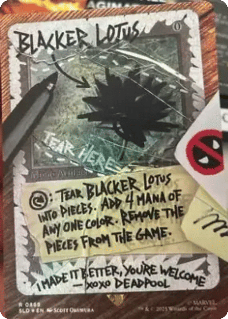 Blacker Lotus — Secret Lair Drop — Magic: The Gathering