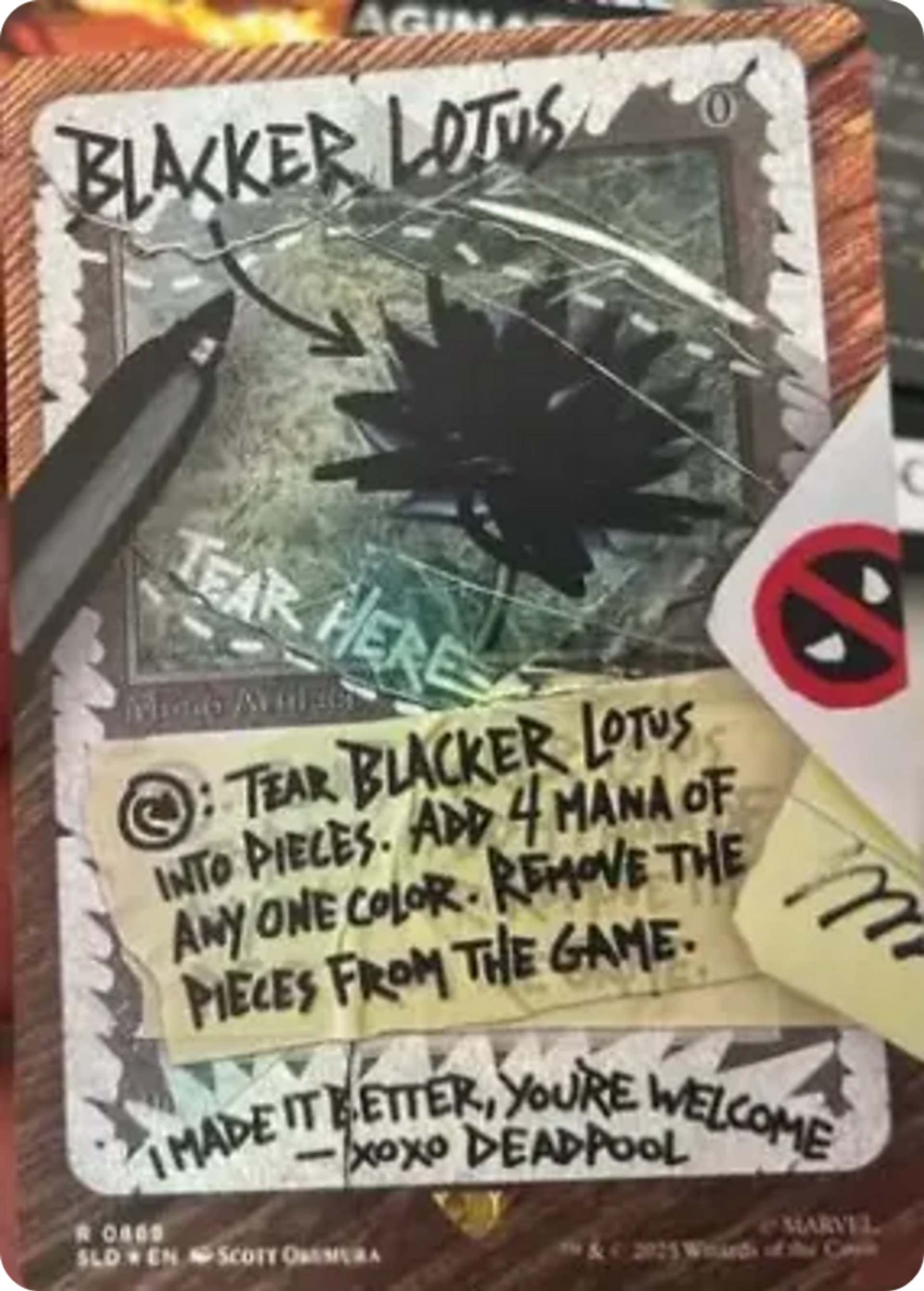 Blacker Lotus — Secret Lair Drop — Magic: The Gathering