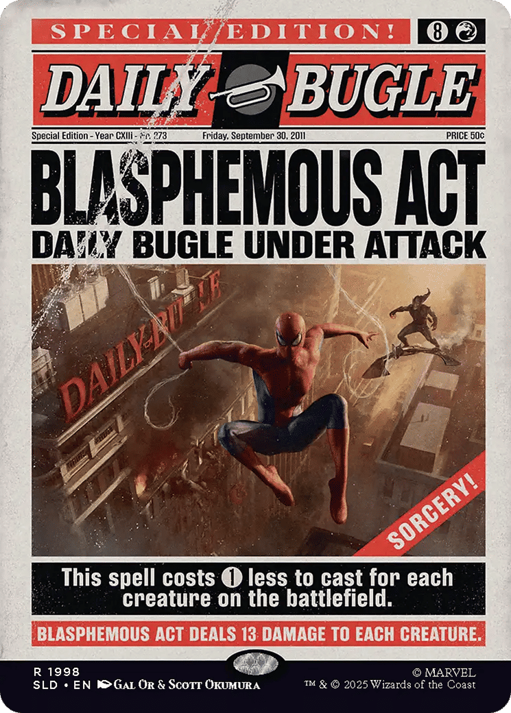 Blasphemous Act — Secret Lair Drop — Magic: The Gathering