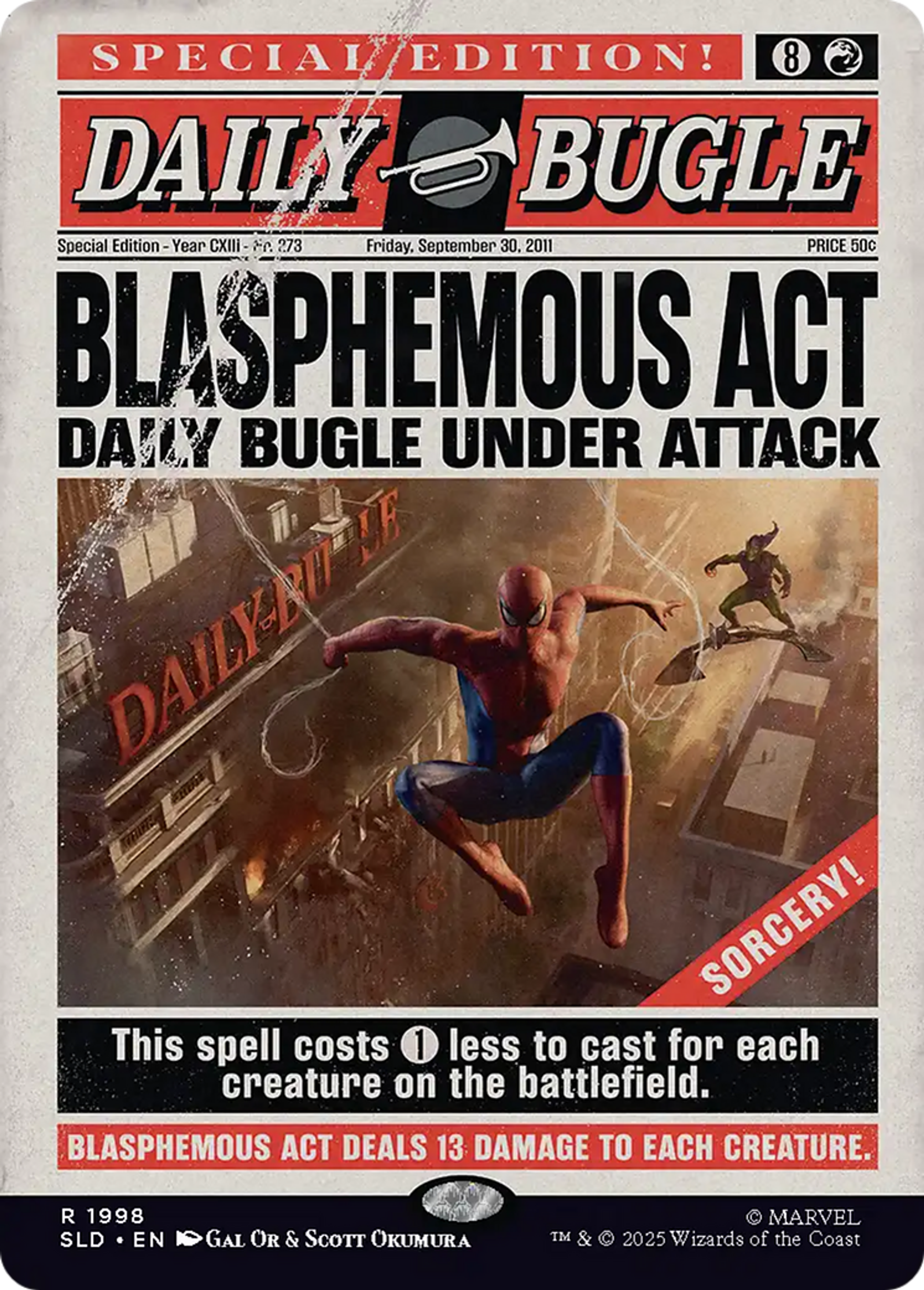 Blasphemous Act — Secret Lair Drop — Magic: The Gathering