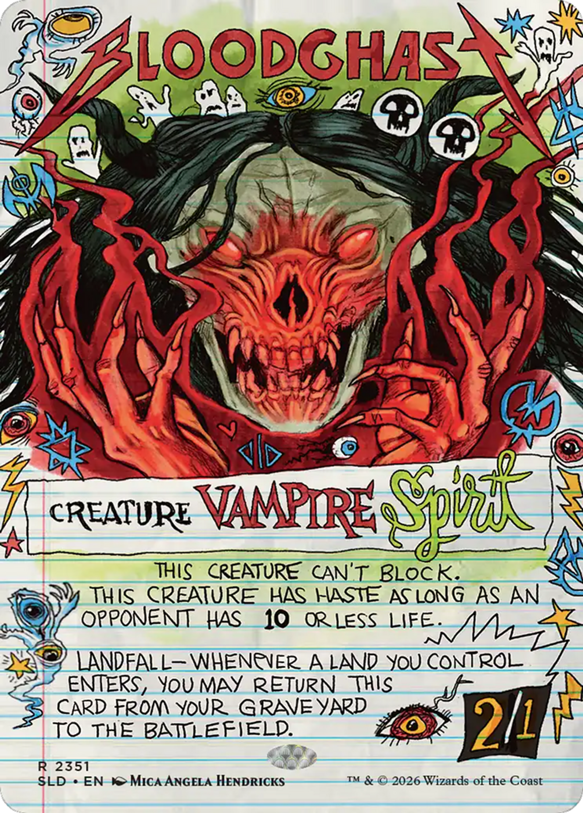Bloodghast — Secret Lair Drop — Magic: The Gathering