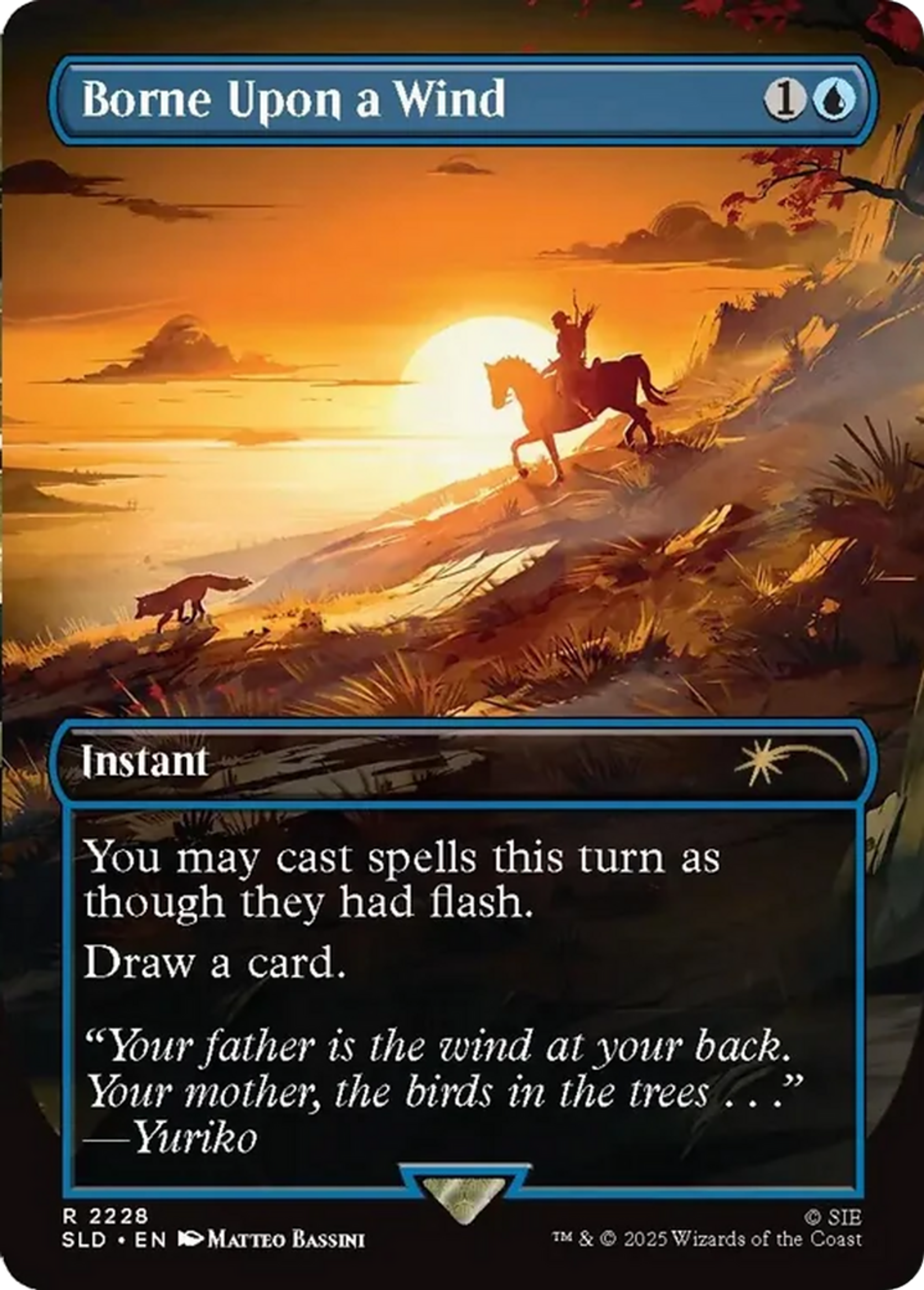 Borne Upon a Wind — Secret Lair Drop — Magic: The Gathering