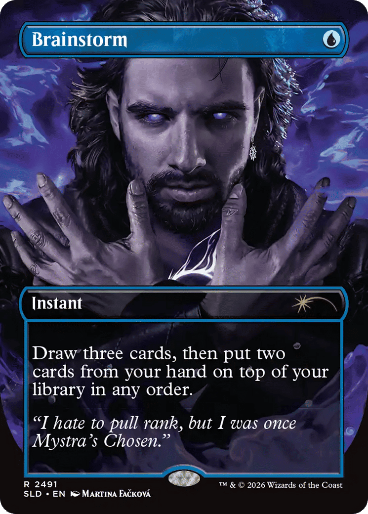 Brainstorm — Secret Lair Drop — Magic: The Gathering