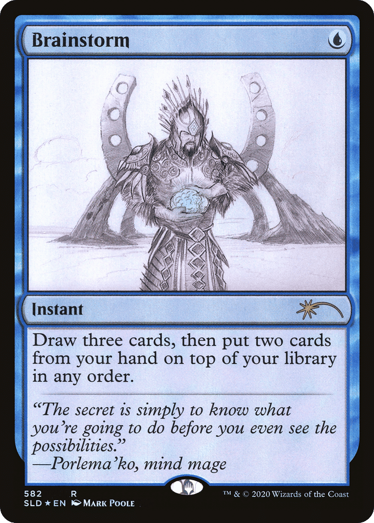 Brainstorm — Secret Lair Drop — Magic: The Gathering