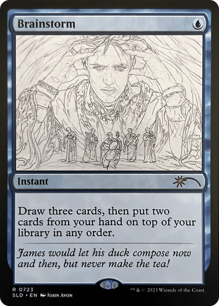 Brainstorm — Secret Lair Drop — Magic: The Gathering