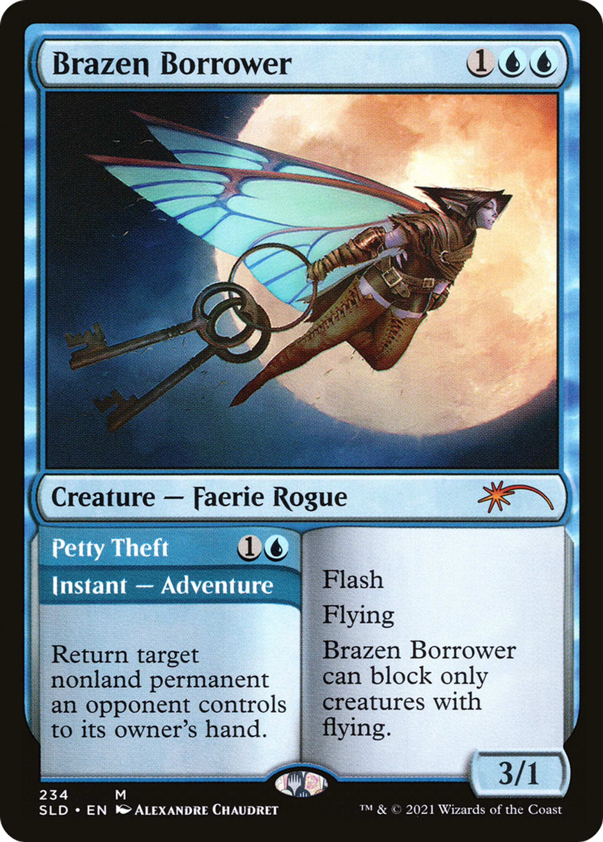 Emprunteur intrépide // Chapardage — Secret Lair Drop — Magic: The Gathering