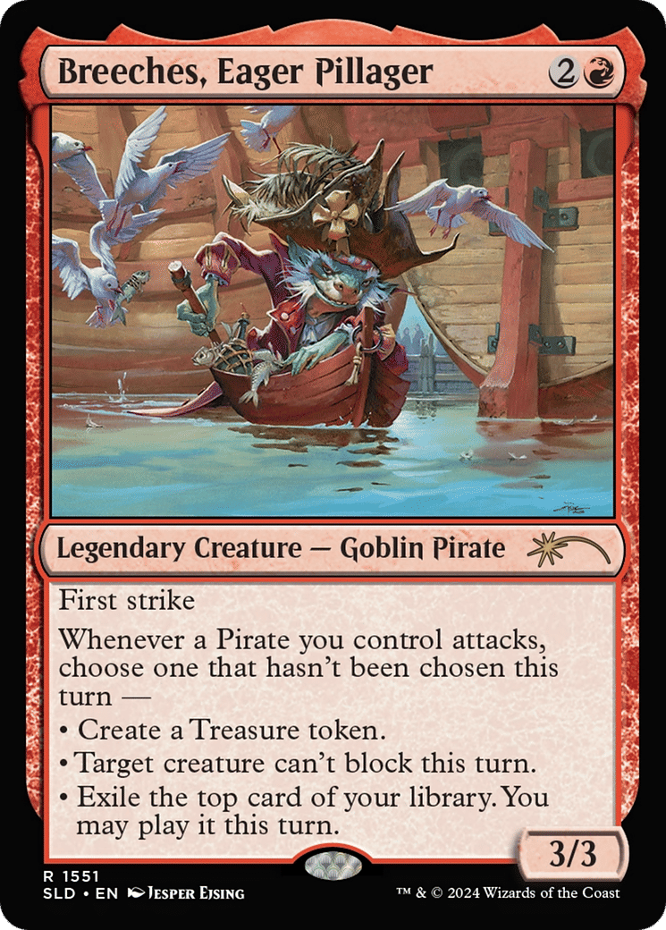Breeches, Eager Pillager — Secret Lair Drop — Magic: The Gathering