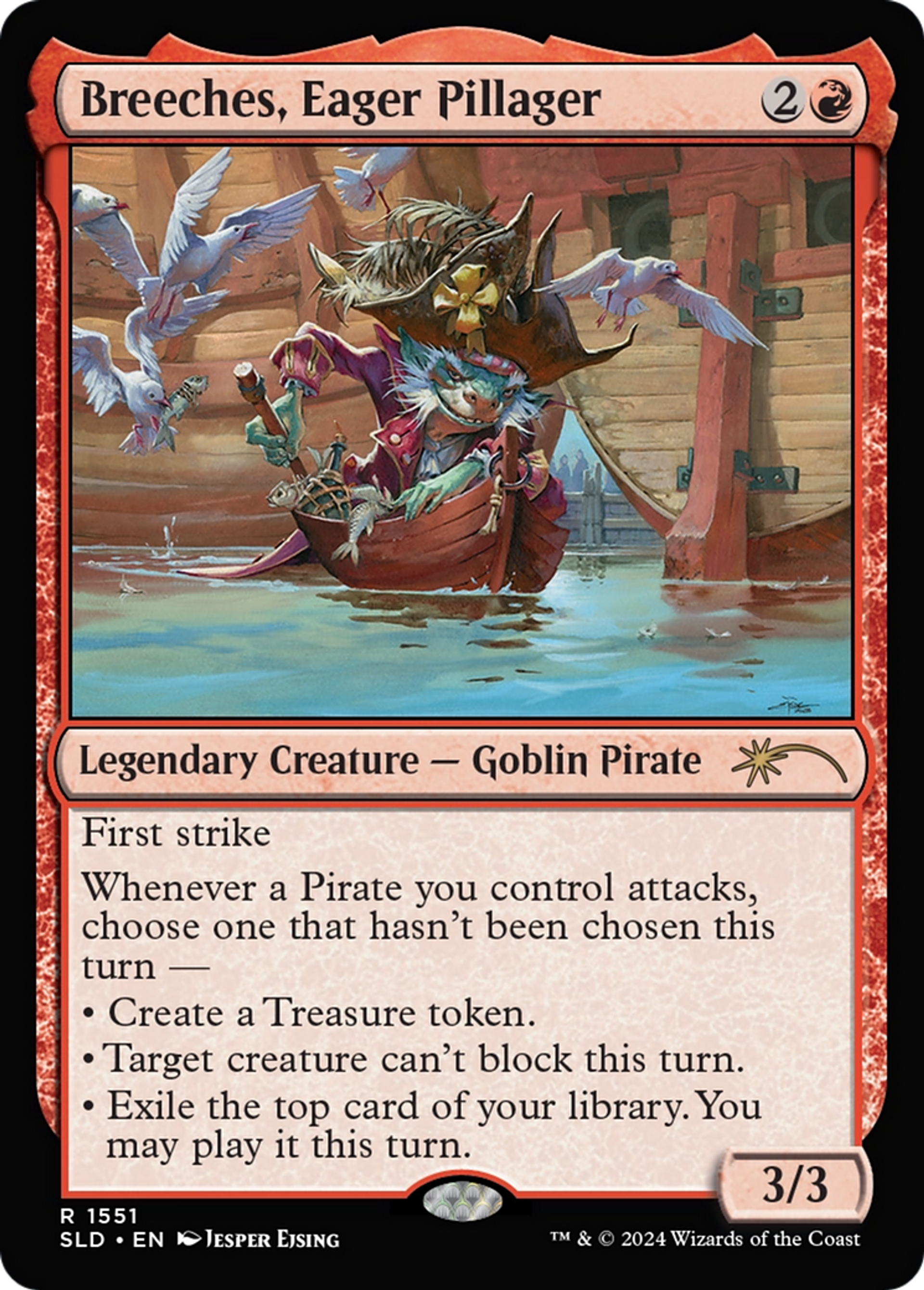 Breeches, Eager Pillager — Secret Lair Drop — Magic: The Gathering
