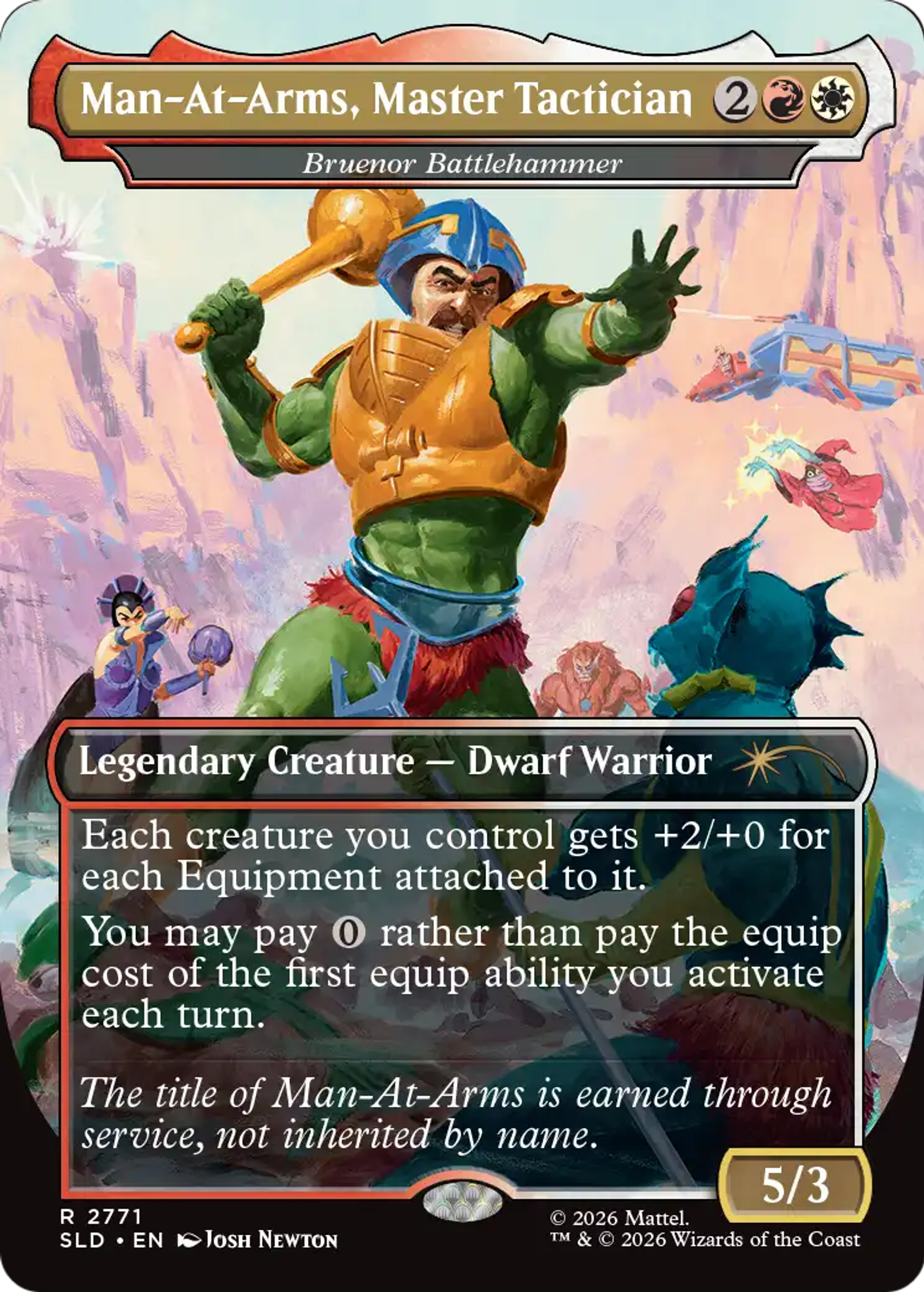 Bruenor Battlehammer — Secret Lair Drop — Magic: The Gathering