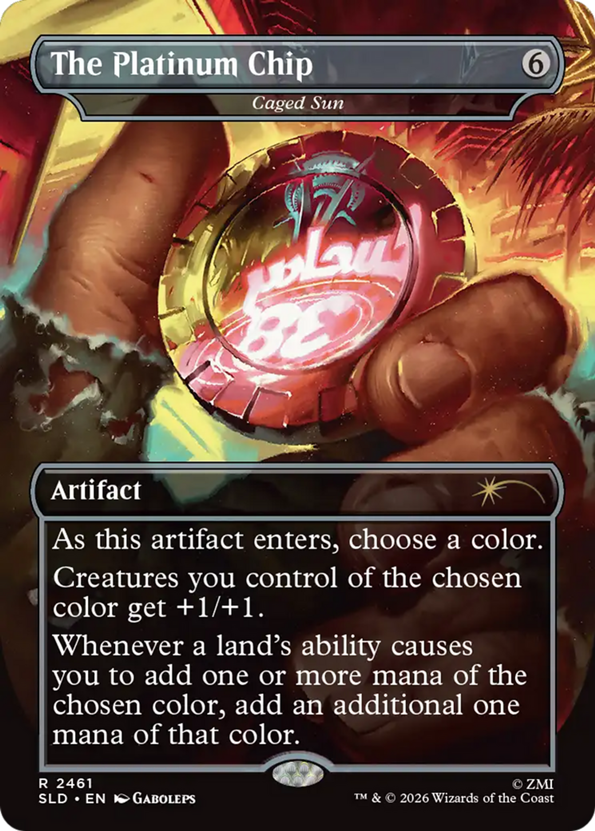 Caged Sun — Secret Lair Drop — Magic: The Gathering