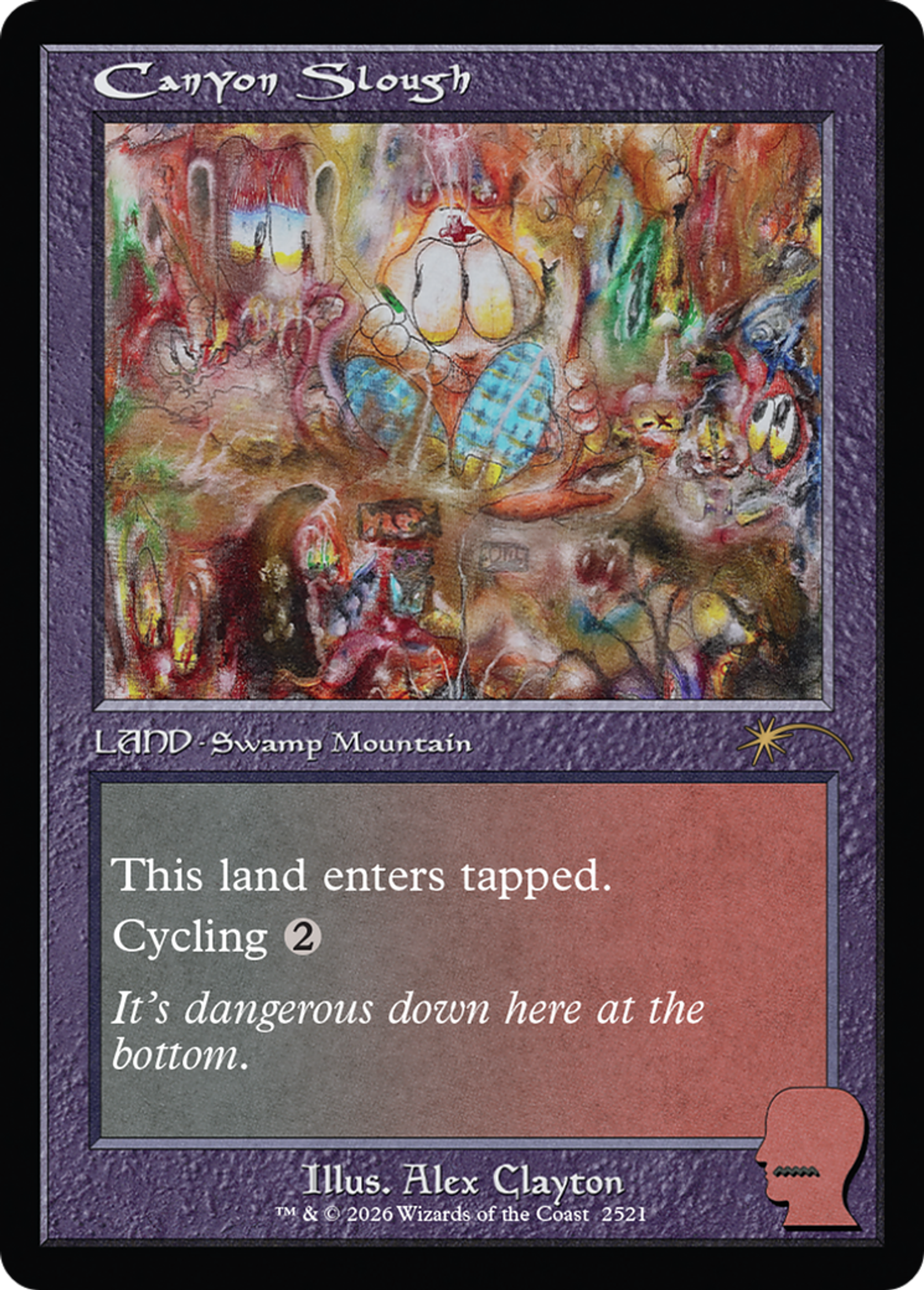 Canyon Slough — Secret Lair Drop — Magic: The Gathering