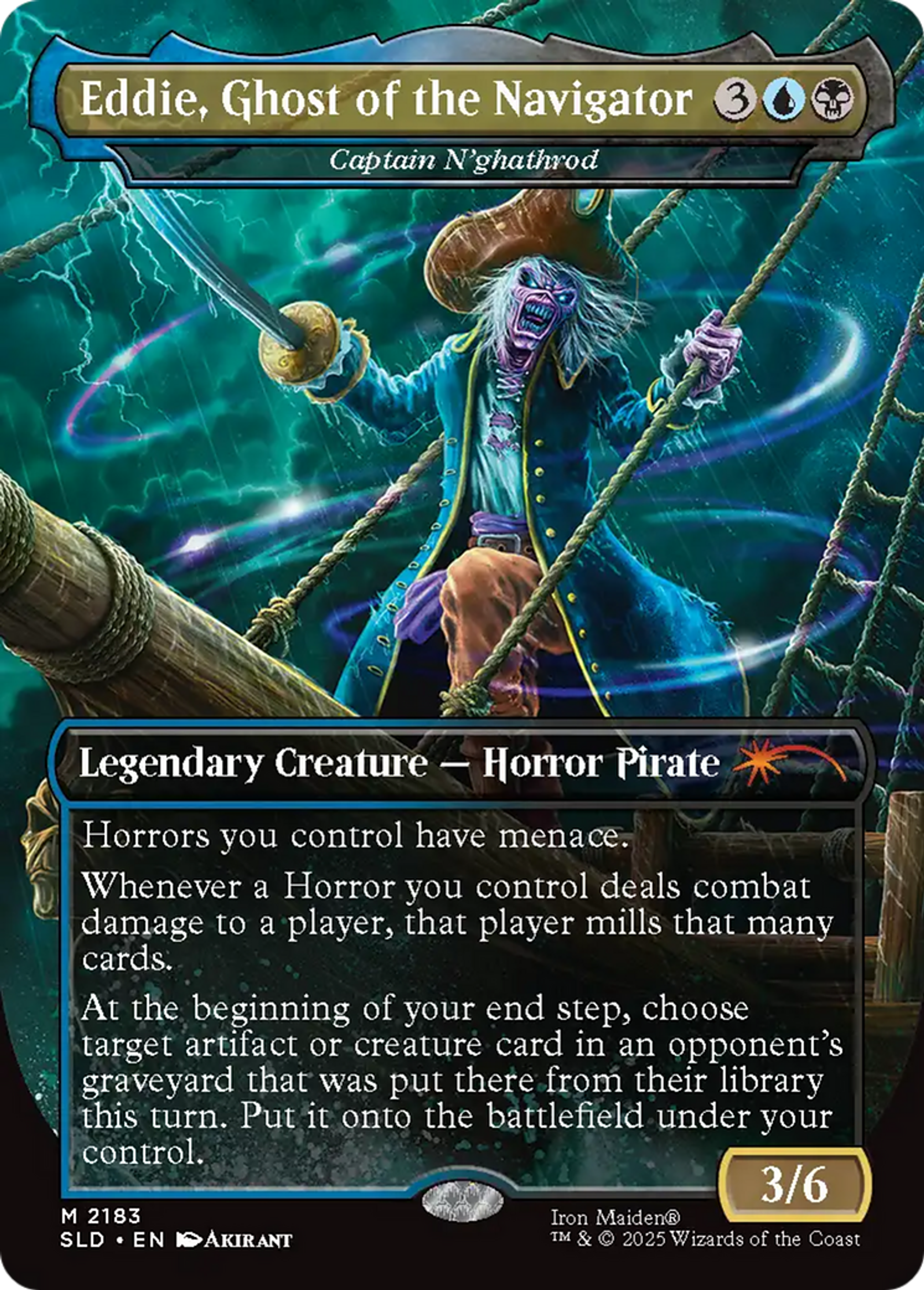 Captain N'ghathrod — Secret Lair Drop — Magic: The Gathering