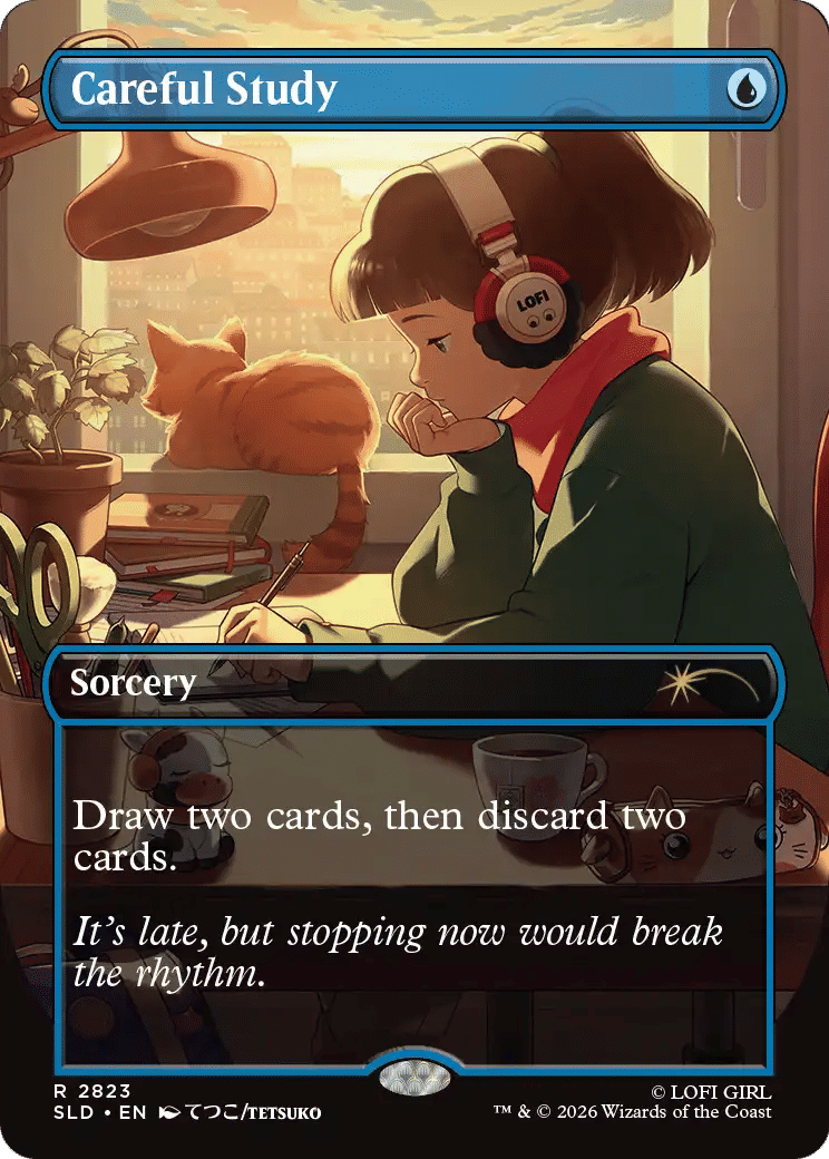 Étude attentive — Secret Lair Drop — Magic: The Gathering