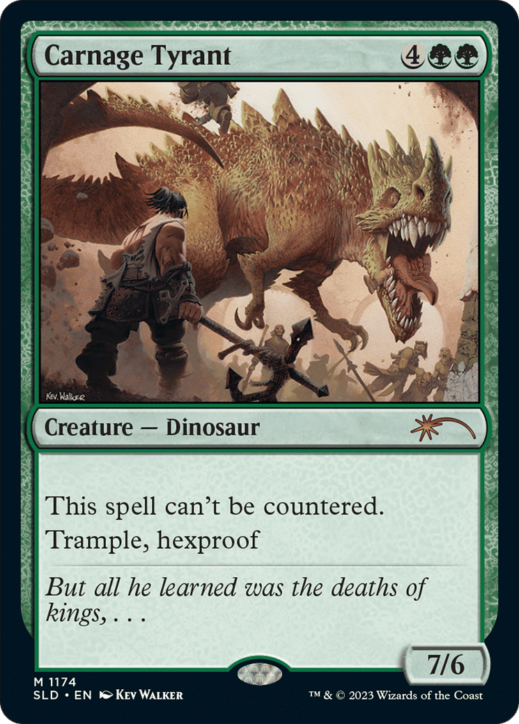 Carnage Tyrant — Secret Lair Drop — Magic: The Gathering