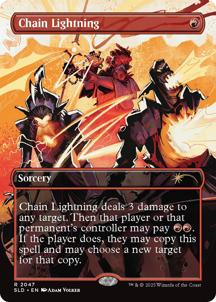 Chain Lightning — Secret Lair Drop — Magic: The Gathering