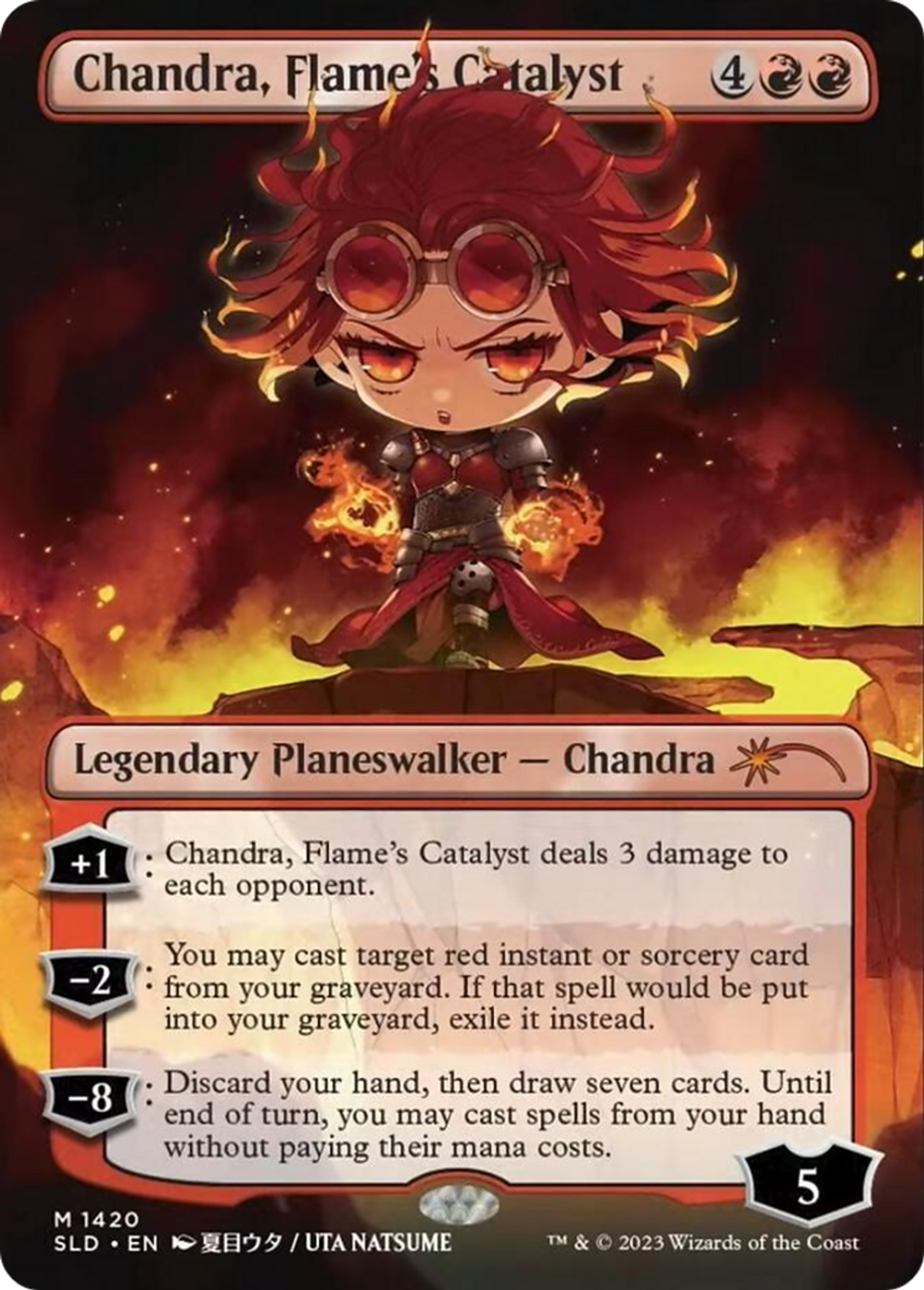 Chandra, catalyseuse de flammes — Secret Lair Drop — Magic: The Gathering