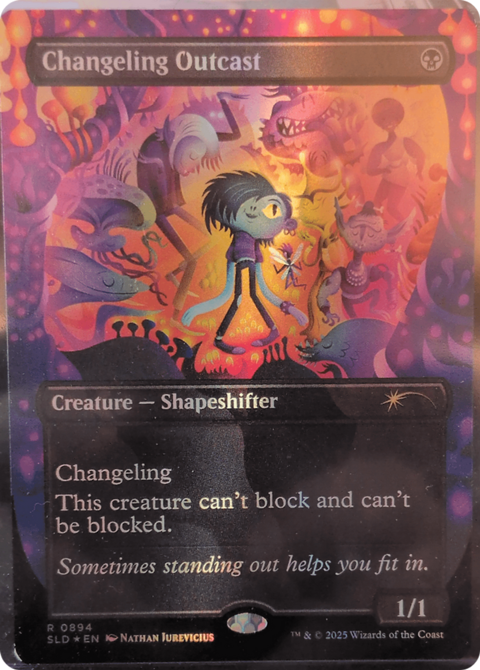 Proscrit changelin — Secret Lair Drop — Magic: The Gathering
