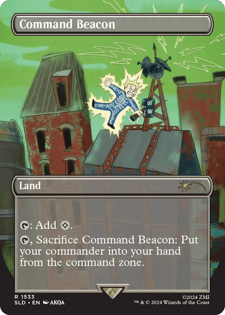 Command Beacon — Secret Lair Drop — Magic: The Gathering