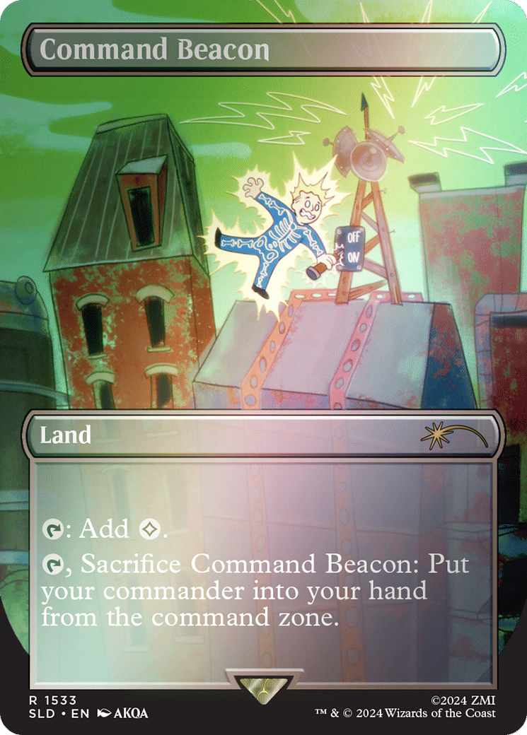 Command Beacon — Secret Lair Drop — Magic: The Gathering