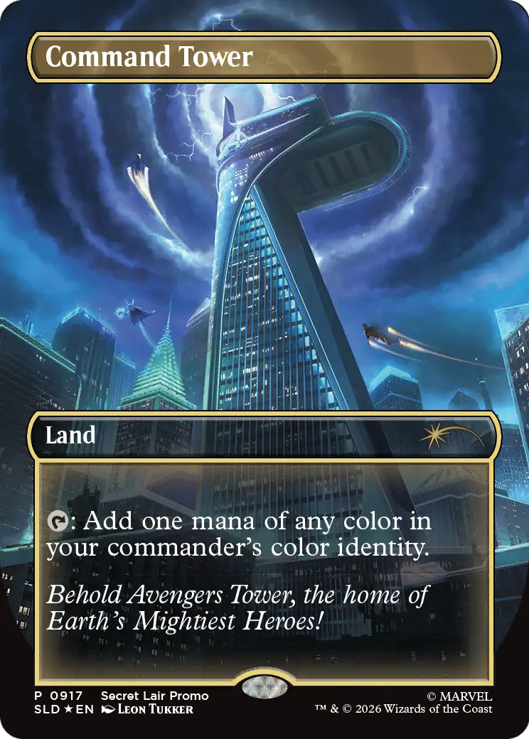 Command Tower — Secret Lair Drop — Magic: The Gathering
