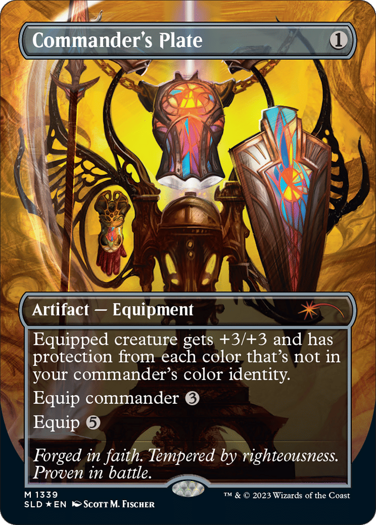 Commander's Plate — Secret Lair Drop — Magic: The Gathering