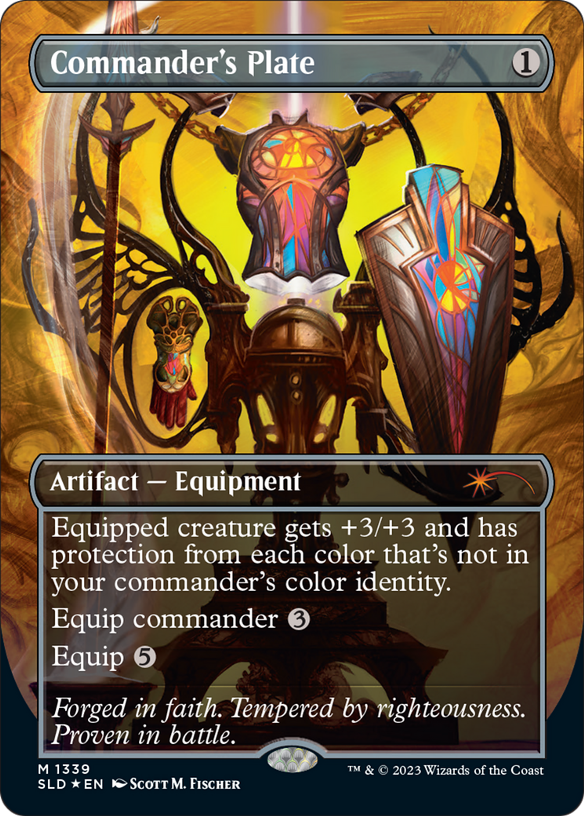 Plaque de commandant — Secret Lair Drop — Magic: The Gathering