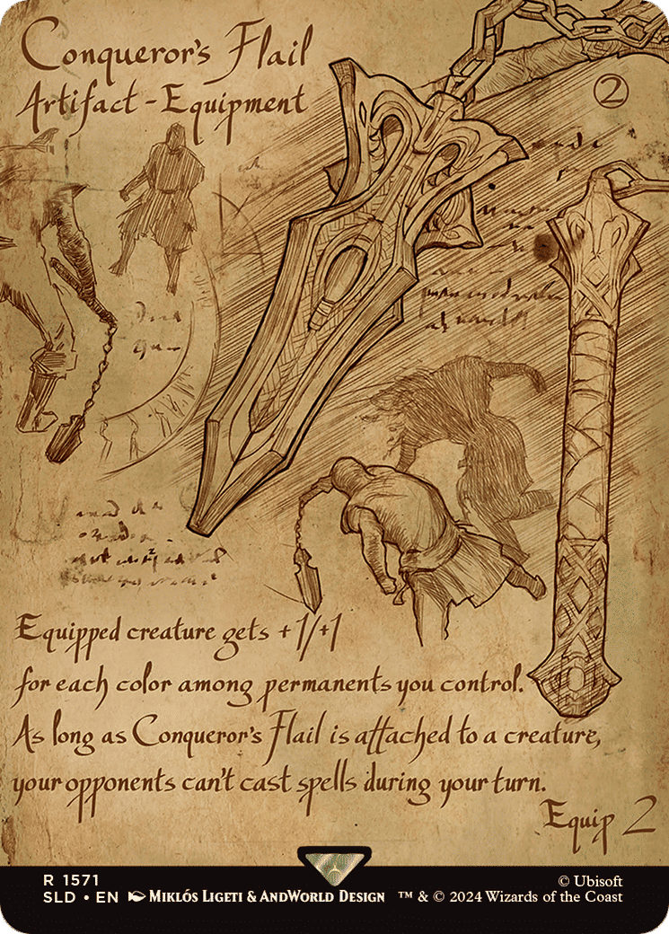 Conqueror's Flail — Secret Lair Drop — Magic: The Gathering