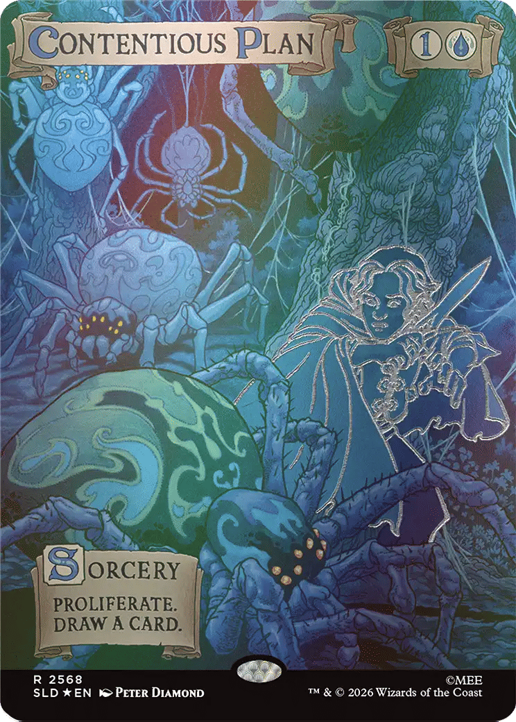 Contentious Plan — Secret Lair Drop — Magic: The Gathering