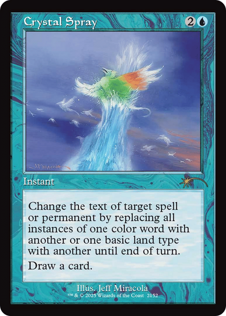 Crystal Spray — Secret Lair Drop — Magic: The Gathering