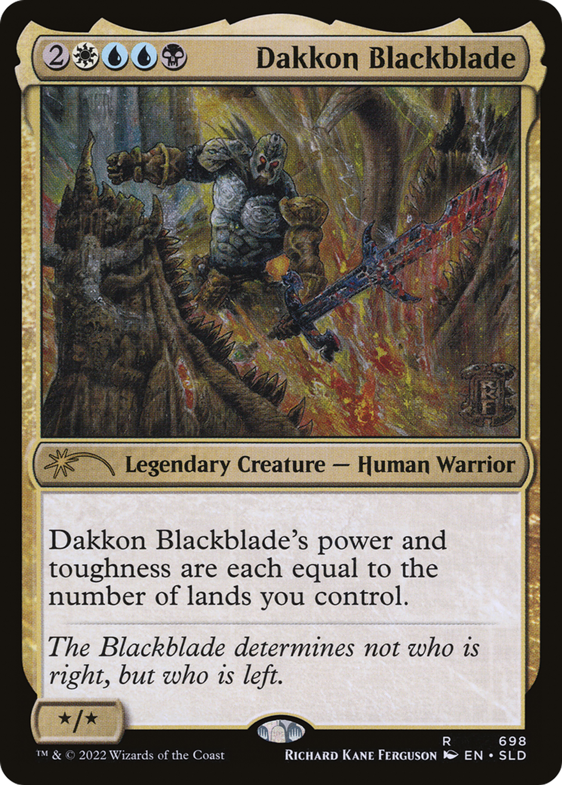 Dakkon Blackblade — Secret Lair Drop — Magic: The Gathering