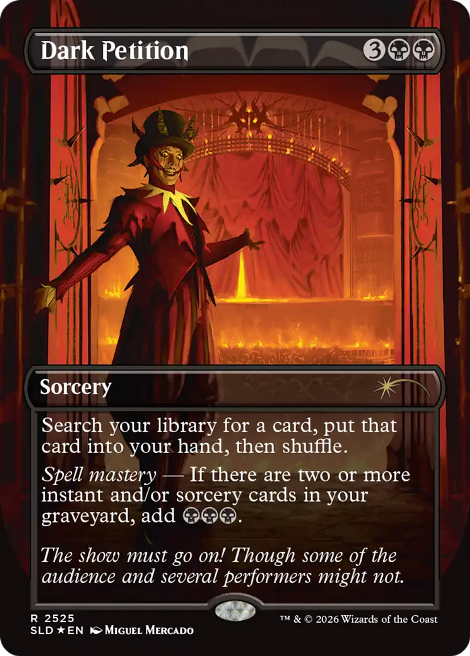 Dark Petition — Secret Lair Drop — Magic: The Gathering