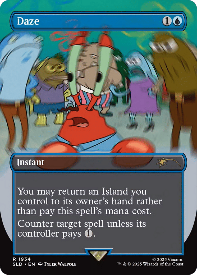 Daze — Secret Lair Drop — Magic: The Gathering
