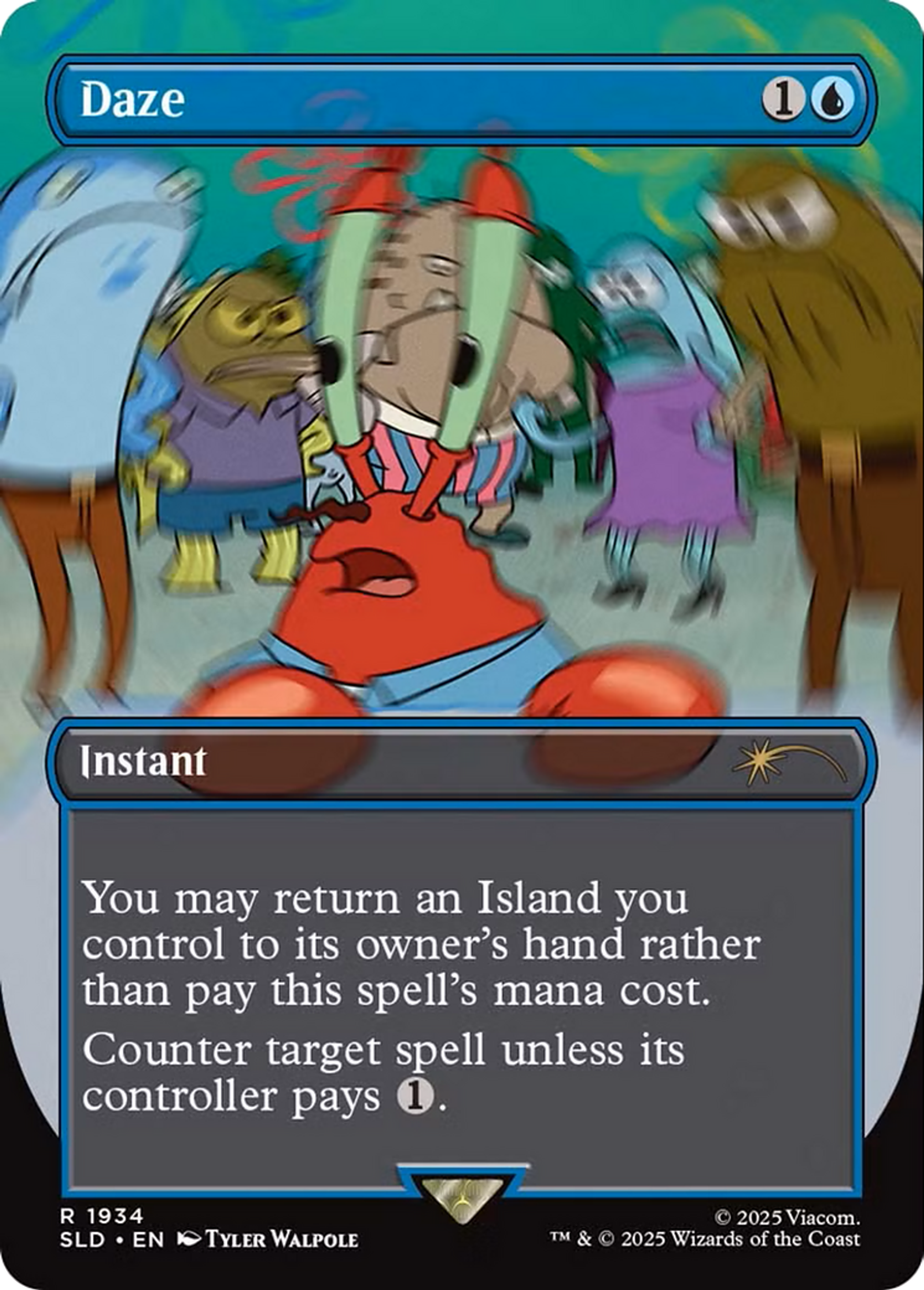 Daze — Secret Lair Drop — Magic: The Gathering