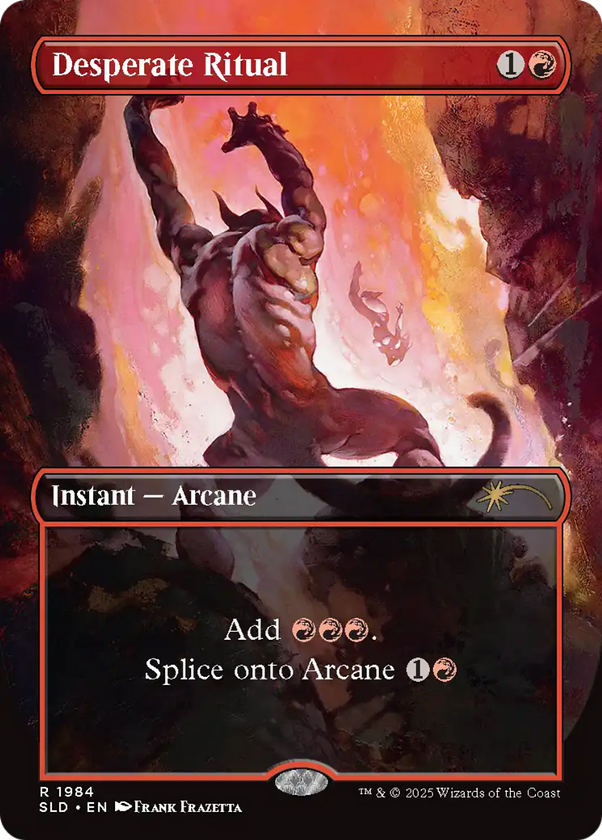 Desperate Ritual — Secret Lair Drop — Magic: The Gathering