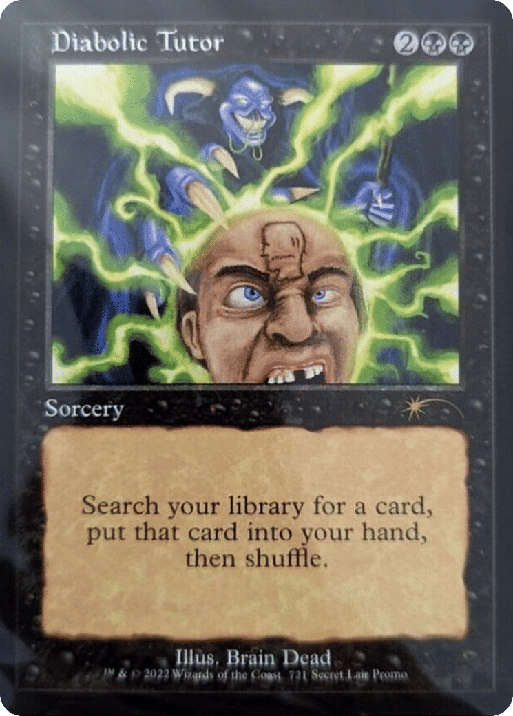 Diabolic Tutor — Secret Lair Drop — Magic: The Gathering