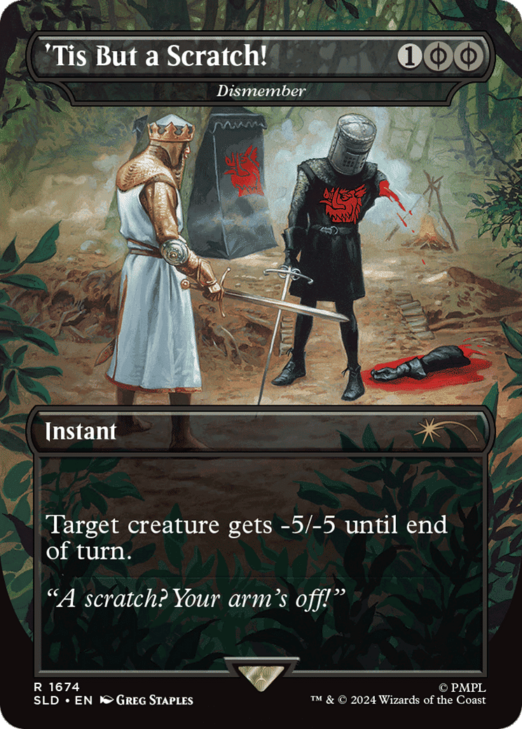 Dismember — Secret Lair Drop — Magic: The Gathering