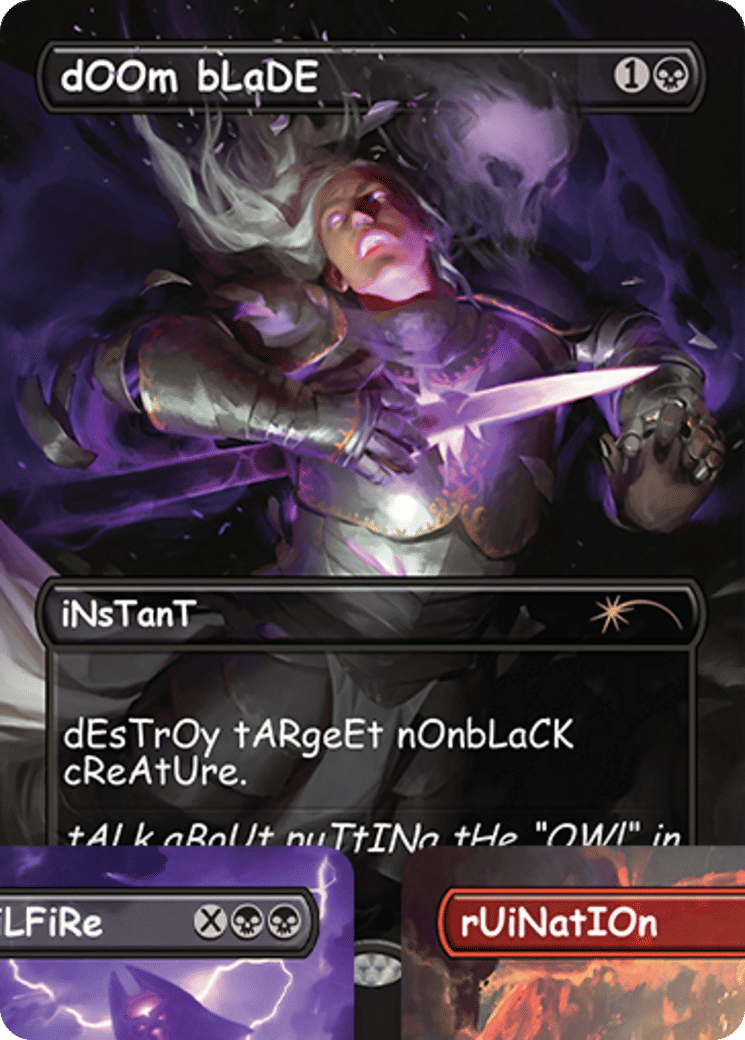 Doom Blade — Secret Lair Drop — Magic: The Gathering