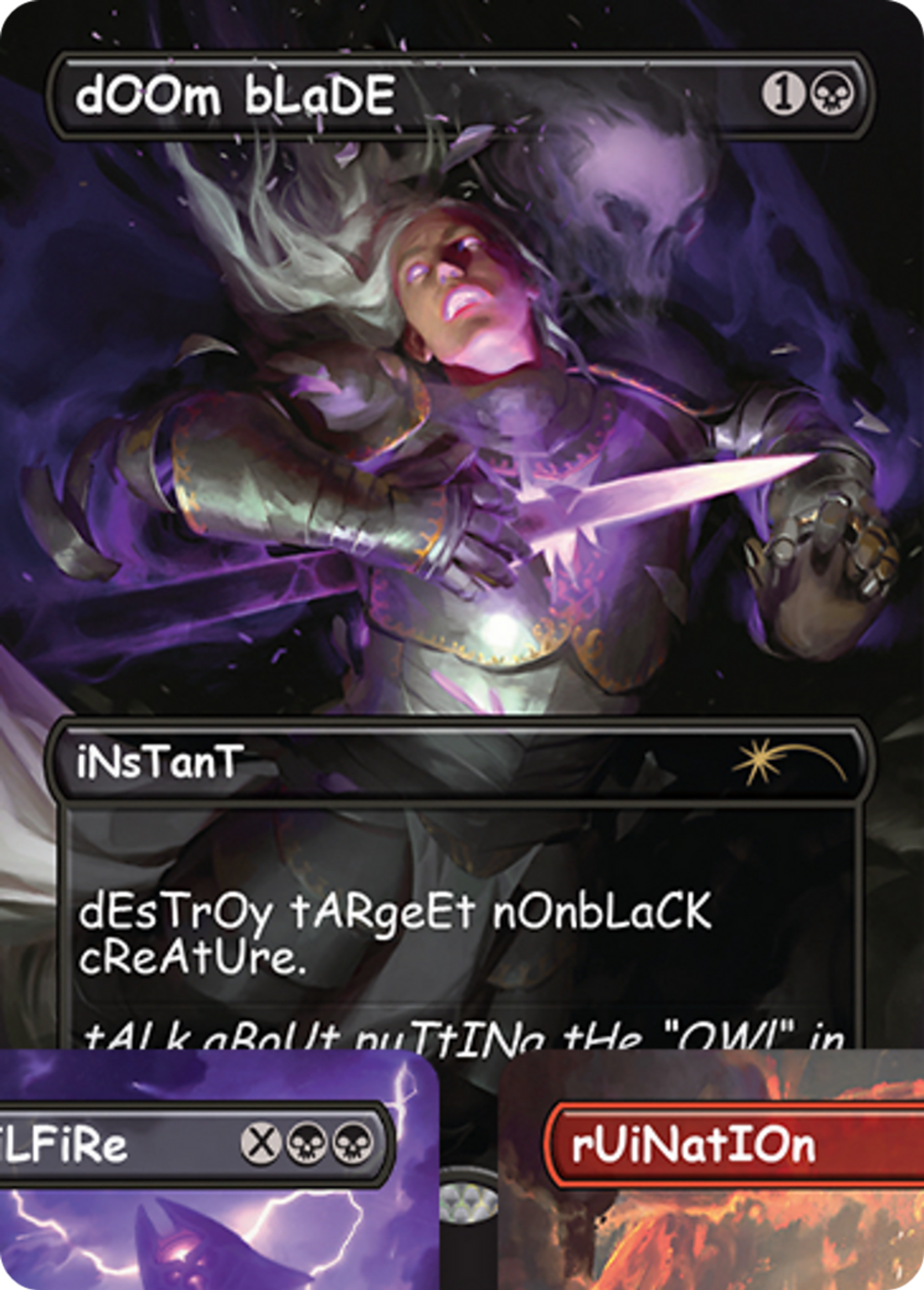Doom Blade — Secret Lair Drop — Magic: The Gathering