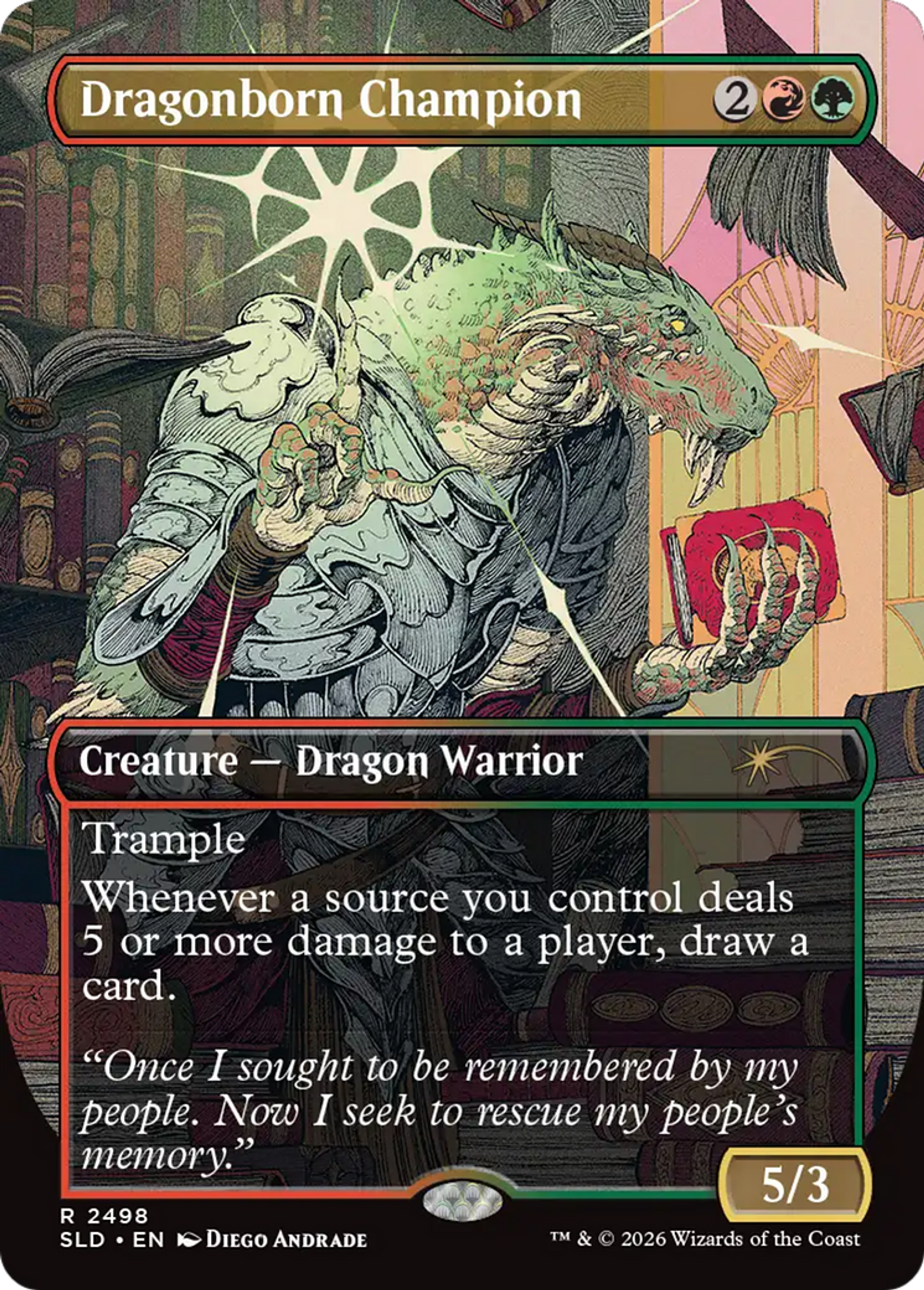 Dragonborn Champion — Secret Lair Drop — Magic: The Gathering