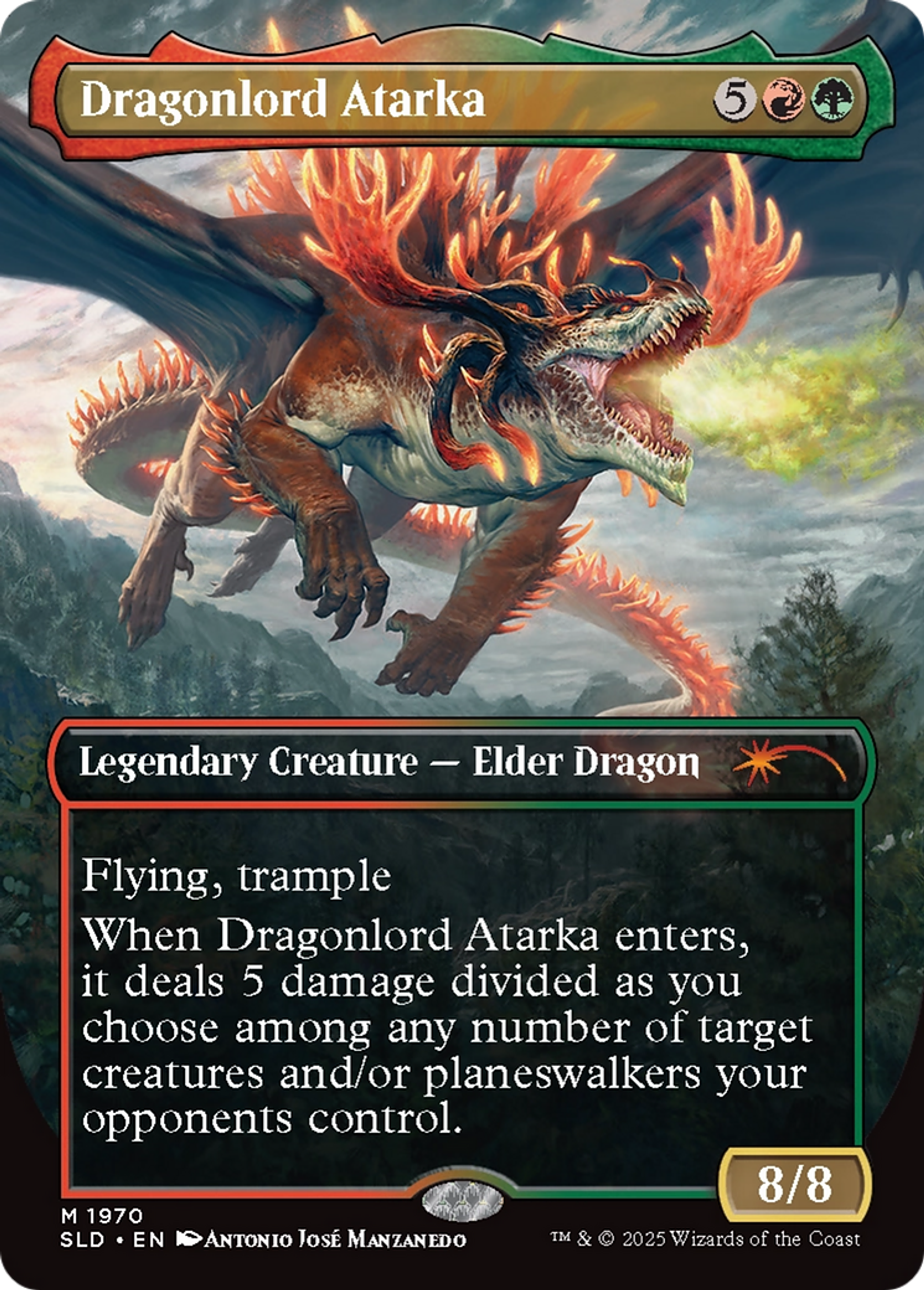 Dragonlord Atarka — Secret Lair Drop — Magic: The Gathering