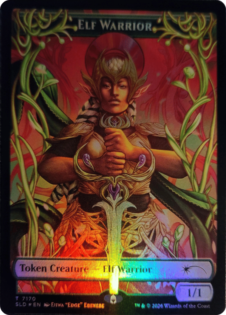 Elf Warrior — Secret Lair Drop — Magic: The Gathering