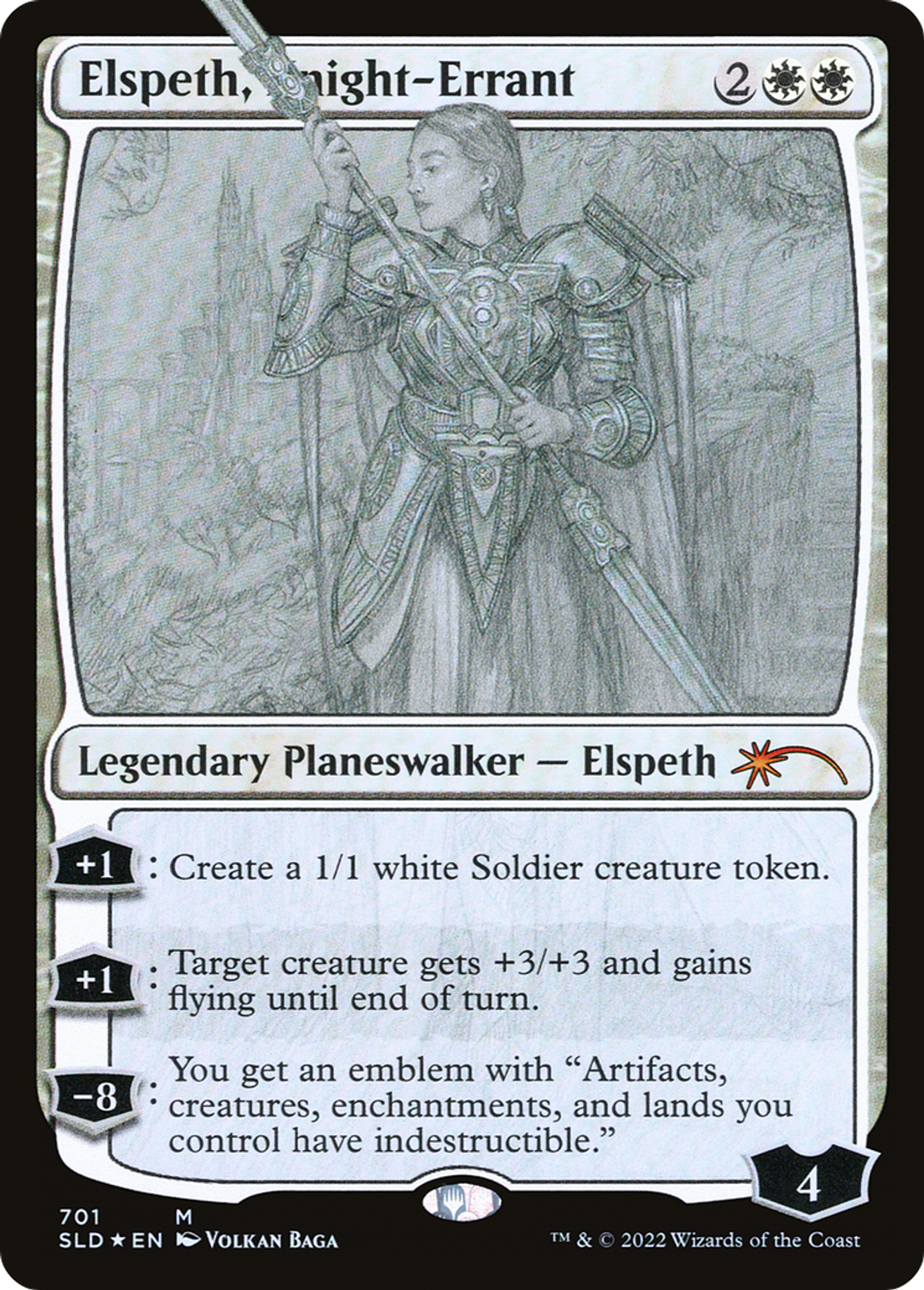 Elspeth, chevalière errante — Secret Lair Drop — Magic: The Gathering