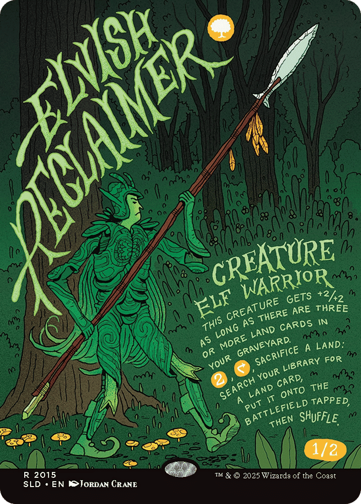 Elvish Reclaimer — Secret Lair Drop — Magic: The Gathering