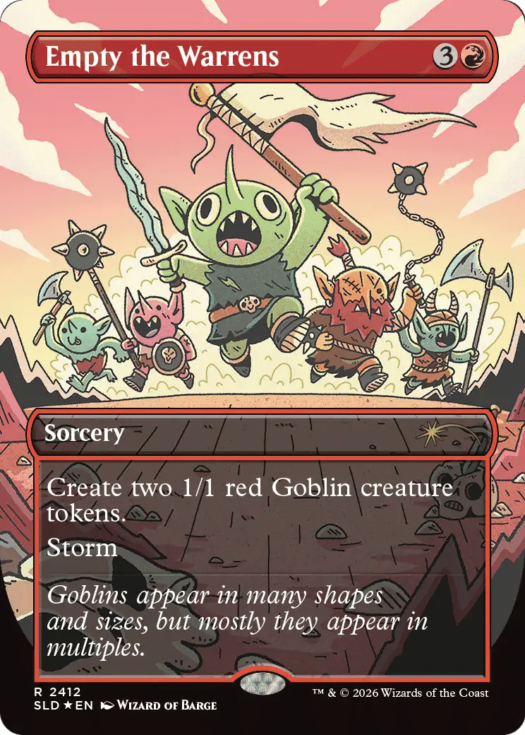 Empty the Warrens — Secret Lair Drop — Magic: The Gathering